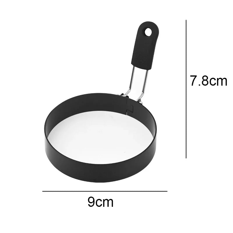 Stainless Steel Pancake Mold: Perfectly Shaped Breakfast Eggs and Pancakes Every Time