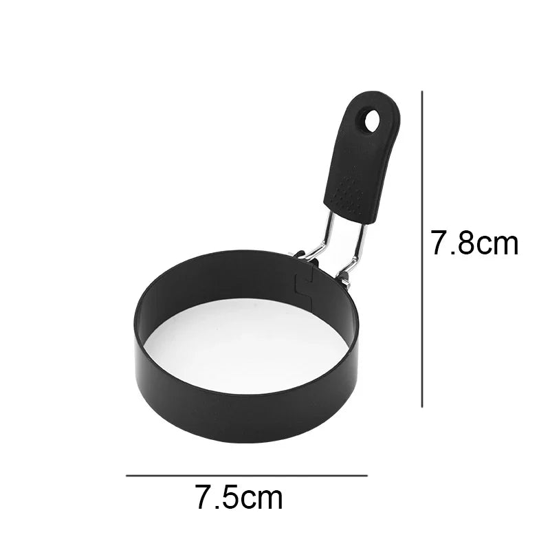 Stainless Steel Pancake Mold: Perfectly Shaped Breakfast Eggs and Pancakes Every Time