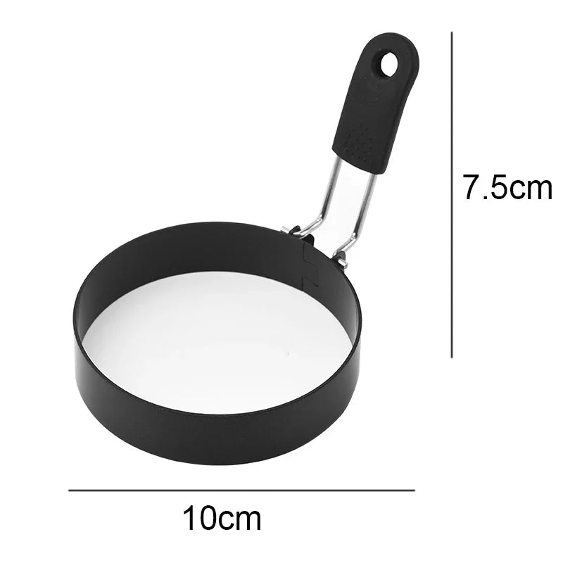 Stainless Steel Pancake Mold: Perfectly Shaped Breakfast Eggs and Pancakes Every Time