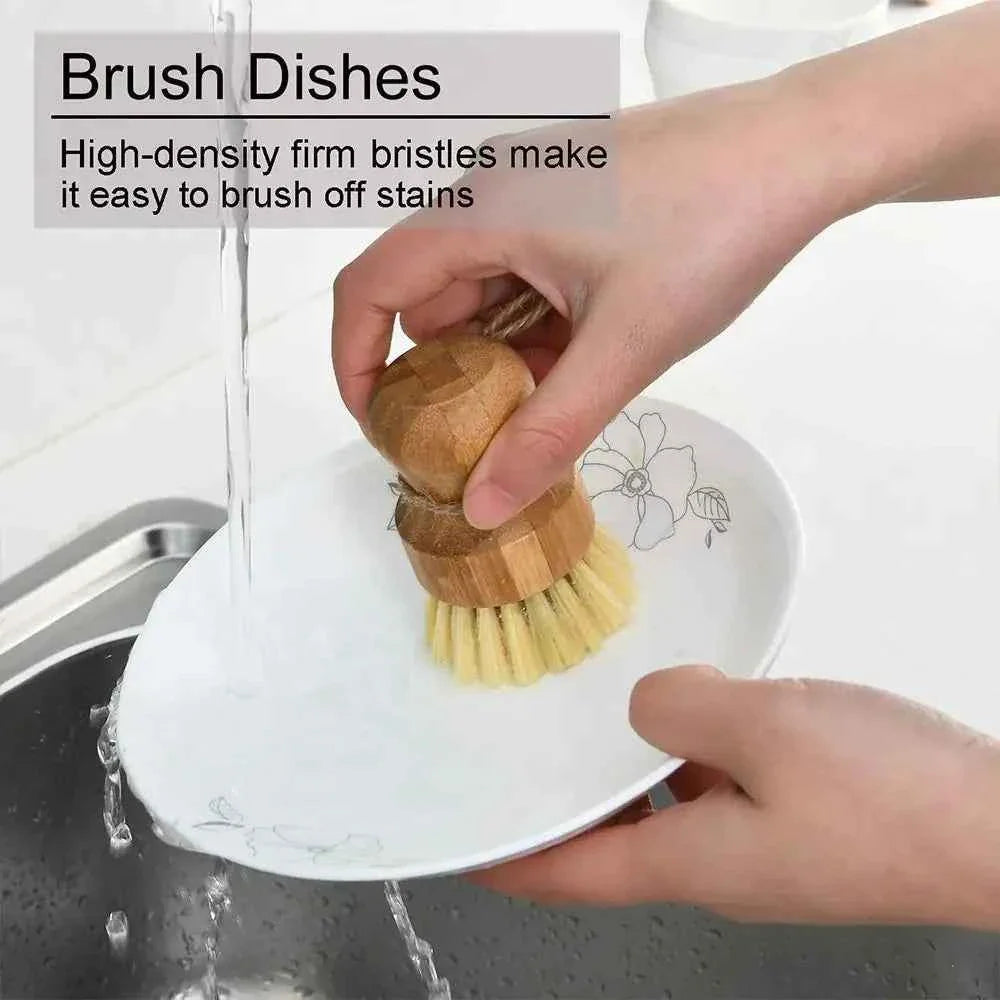 Eco-Friendly Kitchen Cleaning Brush Set for Effortless Dishwashing
