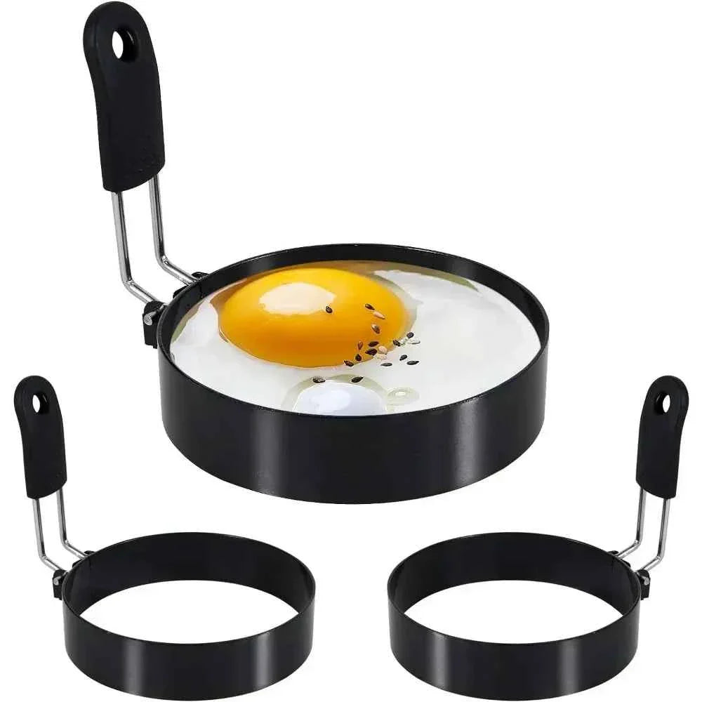 Stainless Steel Pancake Mold: Perfectly Shaped Breakfast Eggs and Pancakes Every Time